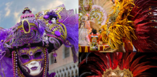 carnaval máscaras