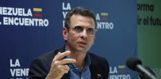 Henrique Capriles celebra el respaldo del estado de Trujillo a María Corina