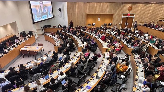 Destacadas activistas de España y América Latina se reunieron en la sede de la ONU el 12 de marzo para reunir a las mujeres